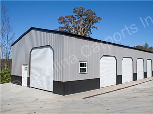 Vertical Deluxe Fully Enclosed Garage